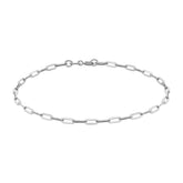 Fine Paperclip Link Gold Bracelet - Dracakis Jewellers